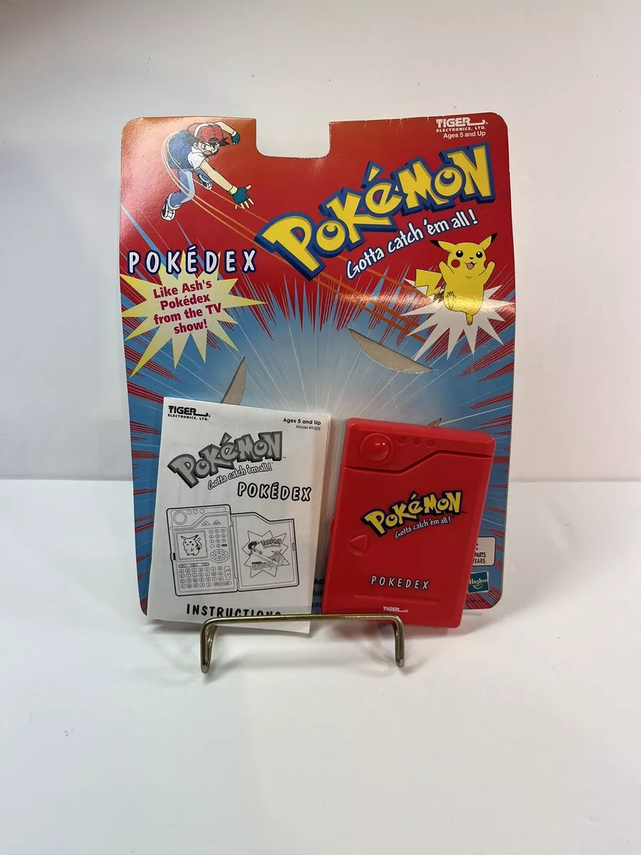 The pokemon pokedex from Tigers electronics. . . . . . . . . . . . . .