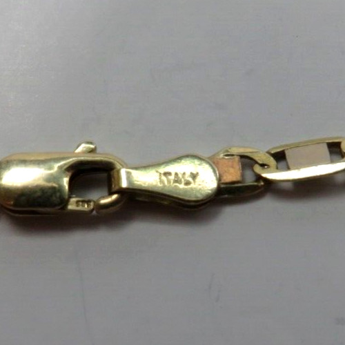 Beautiful Solid 14K Multi-color GOLD Flat Valenti… - image 8