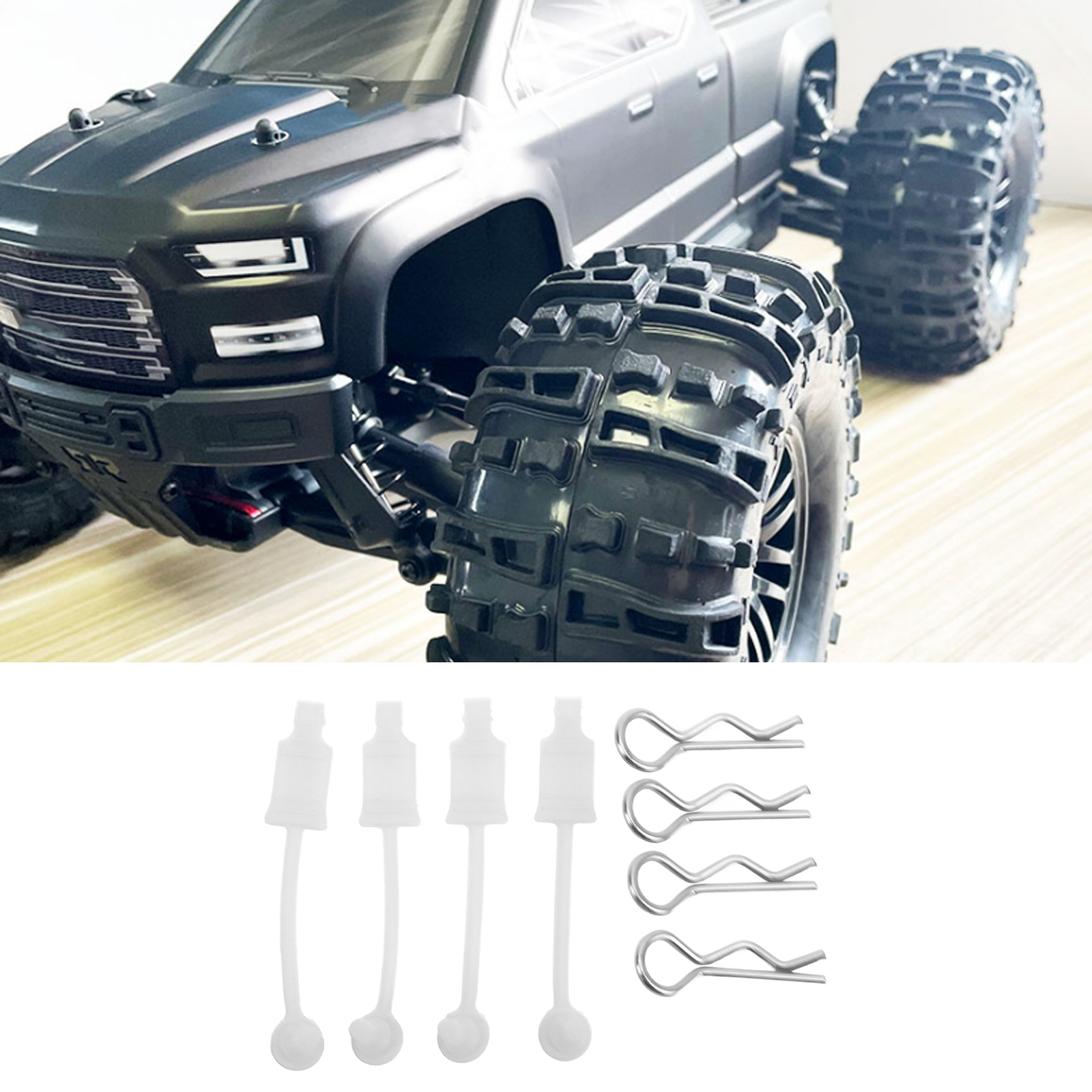 RC Car Body Shell Clip Retainers For Losi Lasernut U4 1/10 Remote