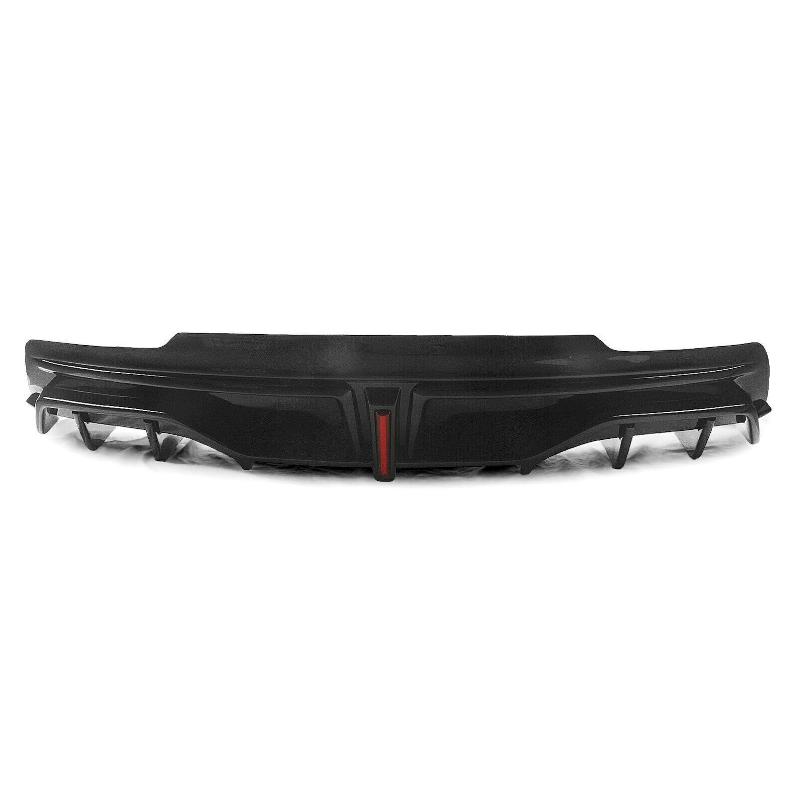 Car Rear Bumper Diffuser Lip Kit For Tesla Model Y 20-2022 YOFER Style W/ Light - Picture 6 of 12