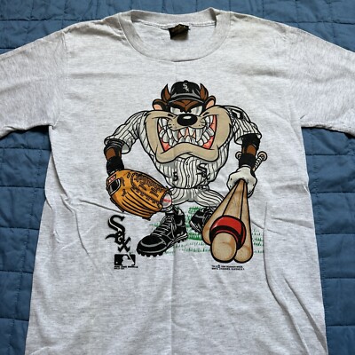 Vintage 90's Taz Shirt Mens S Looney Tunes Baseball MLB