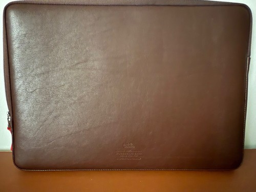 Pack and Smooch Leather Sleeve ANGUS Dark Brown for MacBook Pro 16 M1 M2 M3 M4 - Afbeelding 3 van 5
