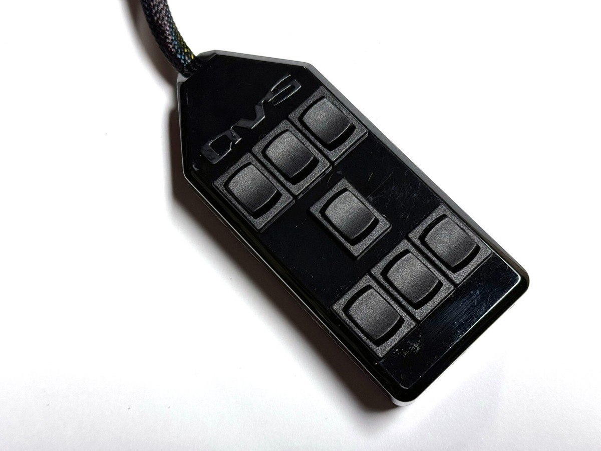 AVS 7 Switch Box - Black Air Ride Controller Switchbox prewired 4