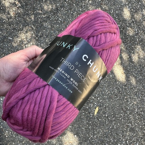 Third Piece Funky Chunky Yarn Destash Super Bulky Lot of 5 Skeins Purple 410 yd - Picture 3 of 8