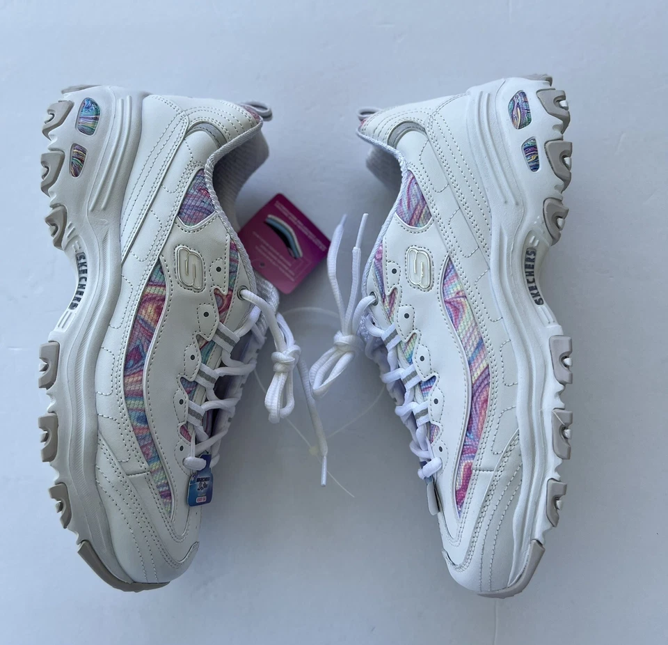 Skechers D’Lites Memory Foam Air-Cooled New without Box Size 10 Multicolor - Image 3 of 4