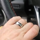 Men's Spikes Tu Swiss Tungsten Ring - Size 11 - Pristine Condition — photo 8
