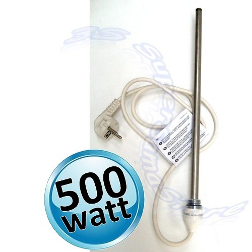 Resistenza Elettrica Corazzata Da 1500 Watt Con Termostato A Gambo Per