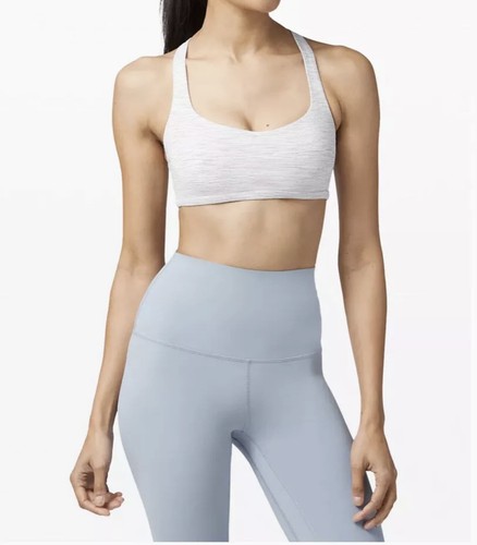 Lululemon Free To Be Wild Bra Light A/B~ Sz 4~ WSNB/PKG Wee Are Space/Pink ~EUC - Picture 4 of 8