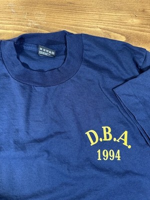 Vintage 90s Single Stitch 1994 Fruit go the Loom Best Blue Medium DBA Vtg Shirt
