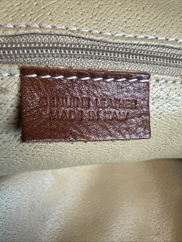 Artigianato Leder Trolley Rolling Travel Bag Brass Hardware Italian Made - Bild 12 von 13