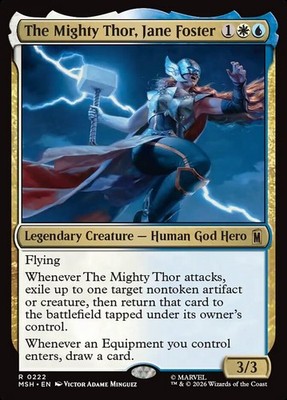MTG Marvel Super Heroes R The Mighty Thor, Jane Foster #0222