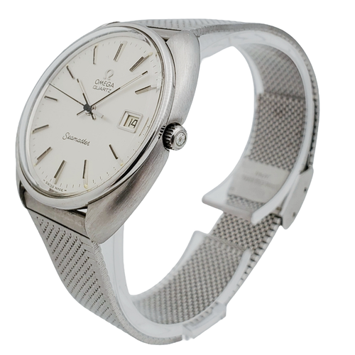 Omega Seamaster 36mm Vintage Steel Watch w/Mesh & Silver Dial. - Afbeelding 8 van 13