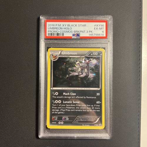 Umbreon - 2016 XY Black Star Promo - Holo -  #XY96 - PSA 6 EX-MT - Picture 1 of 2