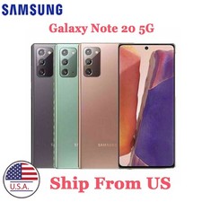 New Samsung Note 20 5G N981U 128GB AT T T-Mobile Verizon Unlocked Smartphone US