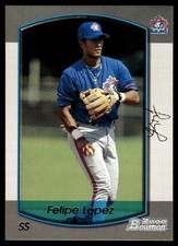 Felipe Lopez 2000 Bowman #206 Blue Jays MLB READ FREE SHIPPING AutographDen