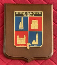 LEGIONE CARABINIERI Bologna, Ravenna, Ferrara, Forlì - Metallo su legno 18x21,5