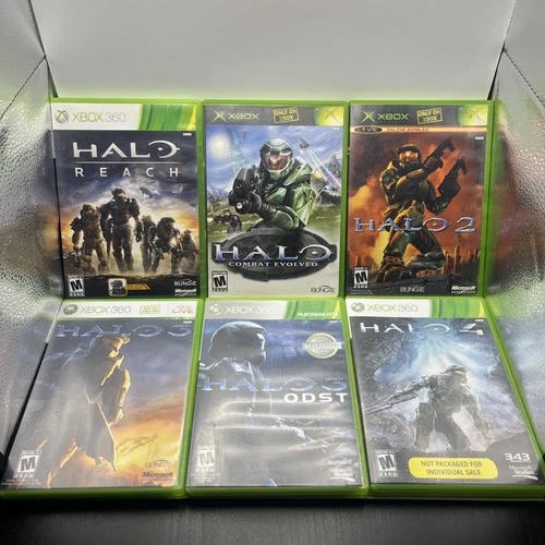 Halo Game Lot for Xbox and Xbox 360 (CIB, Tested)