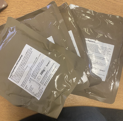 British Army MOD Ration Pack Food/Camping Survival Scouts Hiking DofE ...