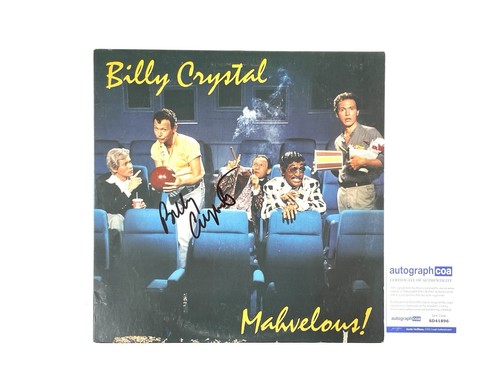 Billy Crystal Rare Signed Marvalous Stand Up Comedy Vinyl Record Album ACOA COA
