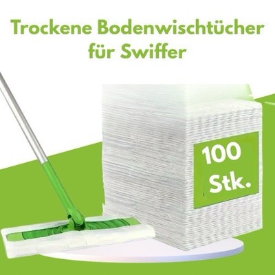 100x Bodentücher trocken für Swiffer