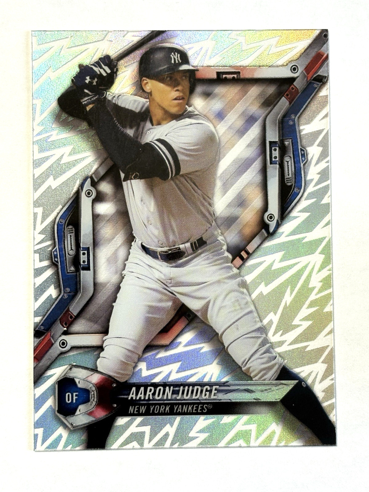 2018 Topps High Tek Aaron Judge Lightning Pattern #HT-AJ