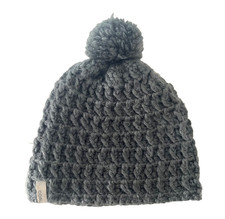 COAL BLUE CHUNKY KNIT BEANIE HAT WITH POM WOMEN'S MEN'S ONE SIZE OS