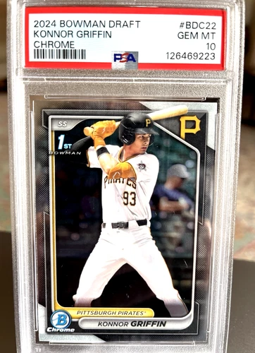 2024 Bowman Draft Chrome Konnor Griffin #BDC-22 (RC) - PSA 10