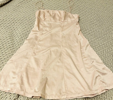 Urban Outfitters Pink Satin Slip Style Dress, Regular Fit, Women's XS