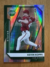 2021 Panini Elite Extra Edition - Kevin Kopps #99 Rfrctr Status Green /499 (RC)
