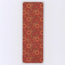 2x6 Inch Autumn Flowers Bookmark For Books, Cozy Fall Bookish Gift For Bookworms