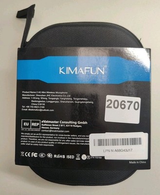 Parts* KIMAFUN Headset Wireless Microphone System Bluetooth G100-1