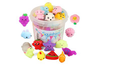 24 PCS Mochi Squishy Toys Kawaii Mini Stress Relief Fidget Toys Party Favors