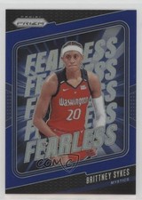 2024 Panini Prizm WNBA Fearless Blue Prizm 6/49 Brittney Sykes #15 1kn1