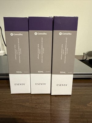 3-Pack ConvaTec 423289 Esenta Adhesive Remover Spray Sting Free 50mL Exp 2029