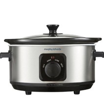 Morphy Richards 3.5L Slow Cooker - Brushed Stainless Steel (460017)