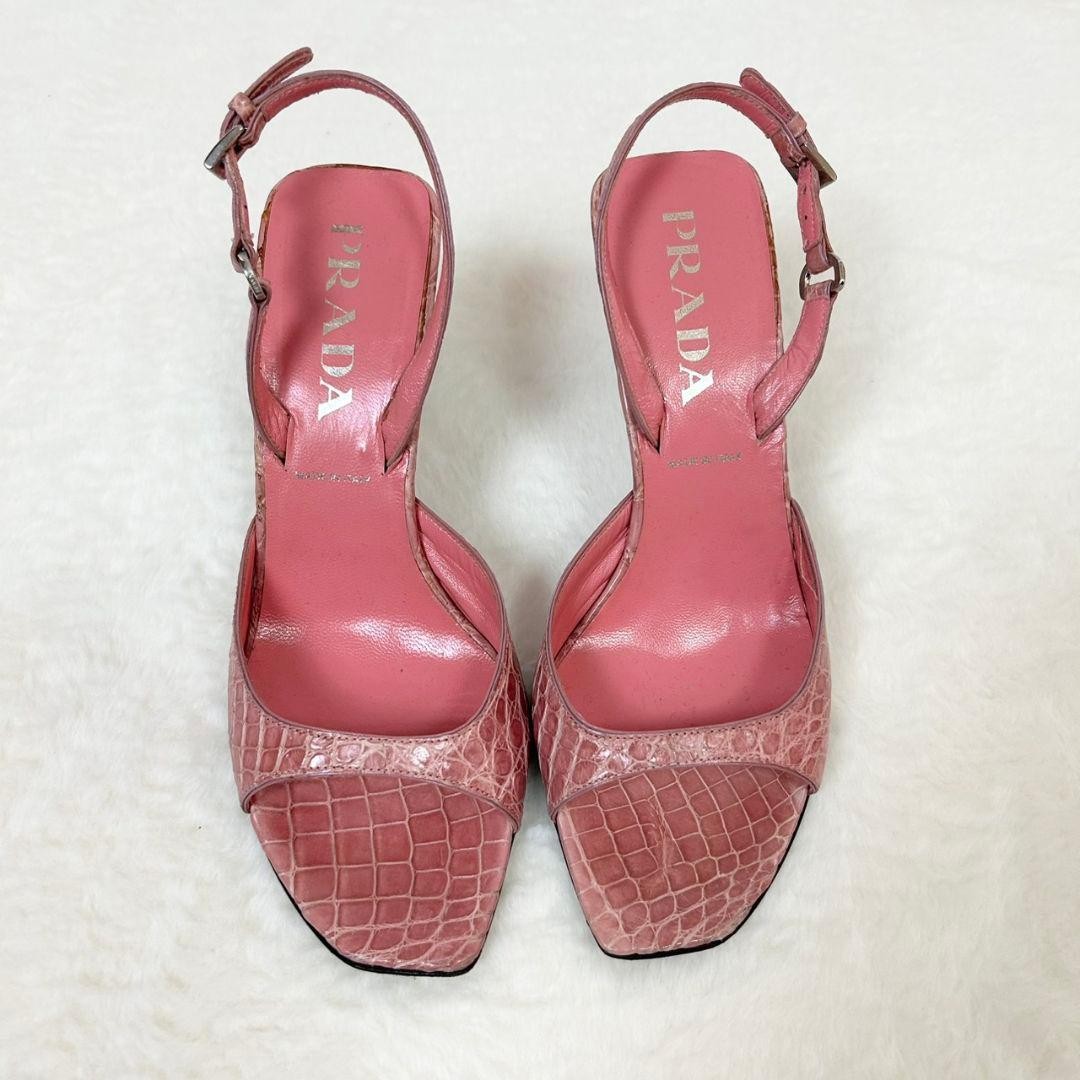 PRADA / High Heel Pumps / Elegant Python Leather … - image 2