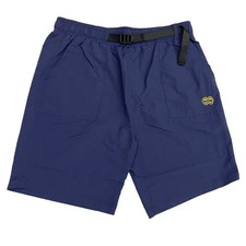 Krooked Shorts Eyes Twill Navy Skateboard Uomo