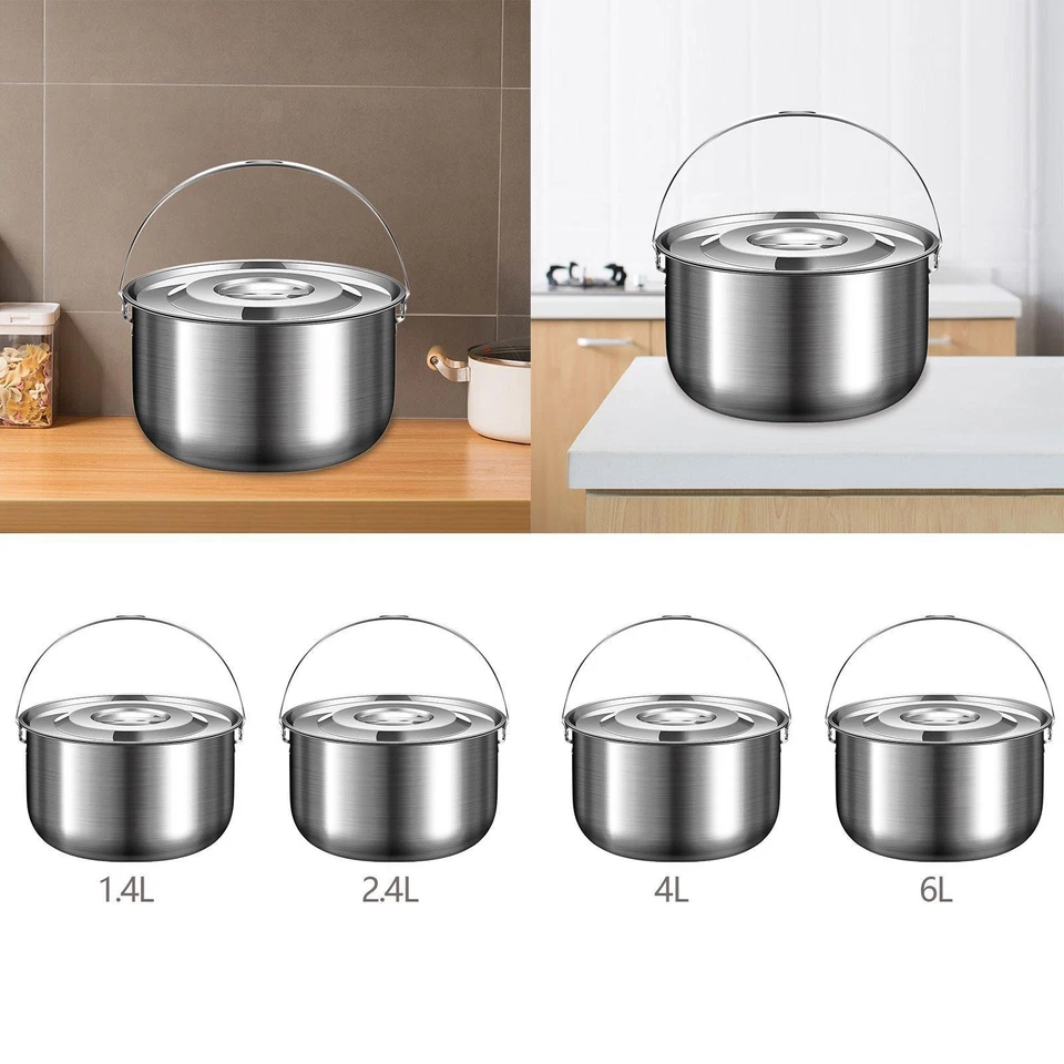 Stainless Steel Grease Container Dustproof for Oil Storage Oil Storage Jar Oil