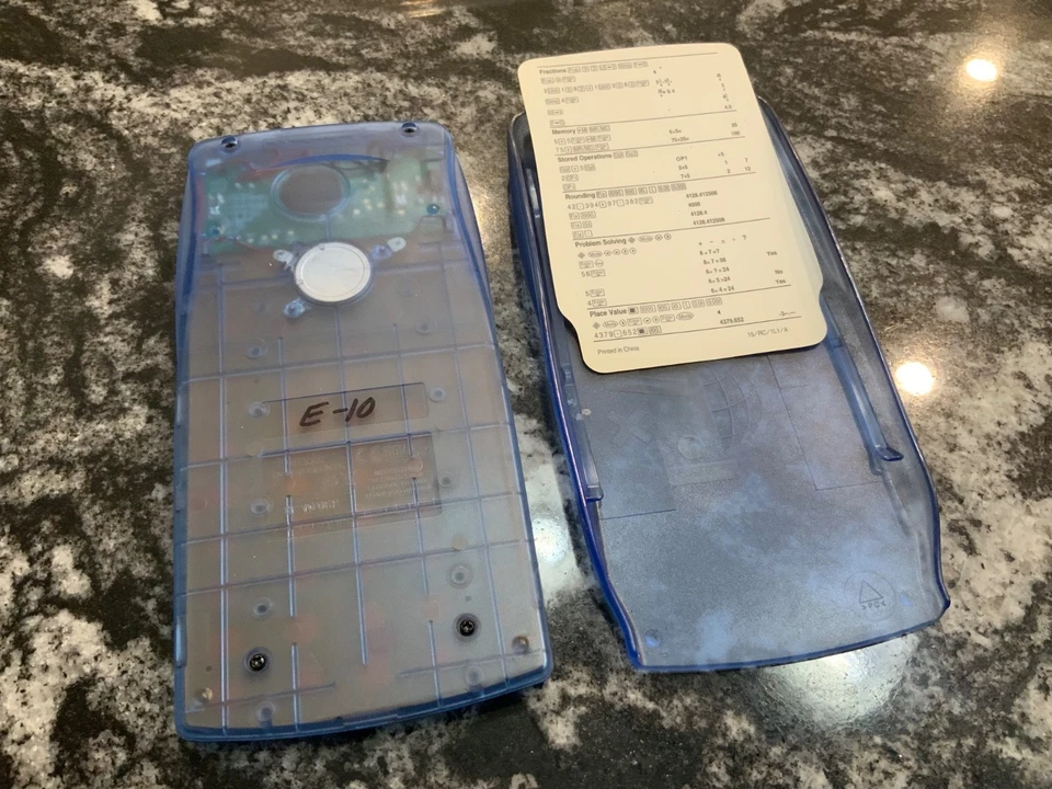 TI-15 scientific Calculator - COMPLETELY FUNCTIONAL w/cover used…works - Image 2 of 3