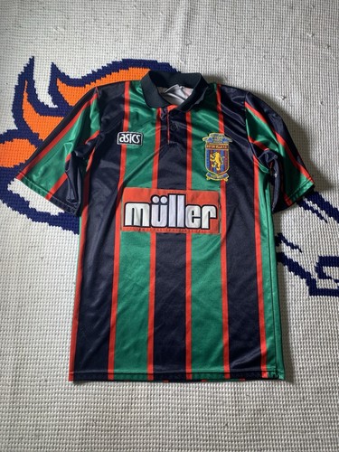 Vintage ASTON VILLA 1993-95 1994 COCA-COLA CUP Finale Fußballtrikot Größe Small! - Bild 1 von 13