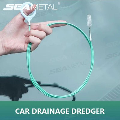 9.84FT Car Sunroof Drain Cleaning Tool Flexible Drain Brush Long Tube Cleaner US