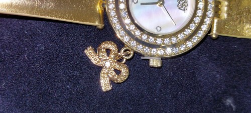 Womens Elizabeth Taylor White Diamond Gold Fashion Watch New Old Stock Read - Picture 12 of 12