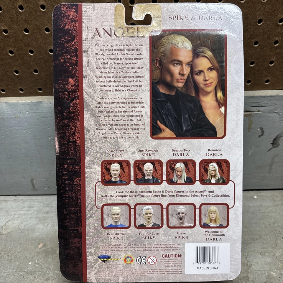 DIAMOND SELECT BUFFY THE VAMPIRE SLAYER ANGEL SOLO RECOMPENSAS SPIKE AFX EXCLUSIVO Foto 3 de 4
