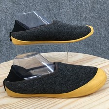 Mahabis Classic Slippers Men 43 Larvik Grey Skane Yellow Removable Sole CL150108