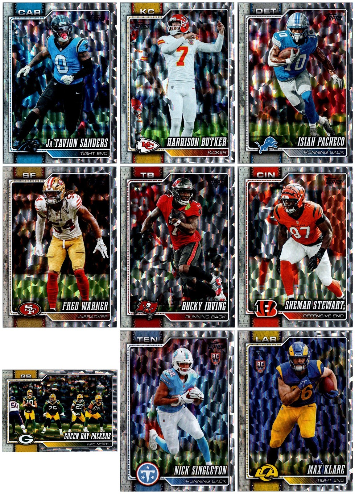 2026 Topps Flagship Football Silver Crackle Foil Pick Your Card RC Bucky Irving