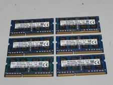Lot of 6 8GB RAM Memory PC3L-12800S SKhynix