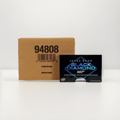 Upper Deck James Bond Black Diamond 007 HOBBY BOX Factory Sealed Case of 10 