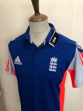 ENGLAND CRICKET SHIRT GRÖSSE - MEDIUM 40-42" BRUSTUMFANG NEU MIT ETIKETT