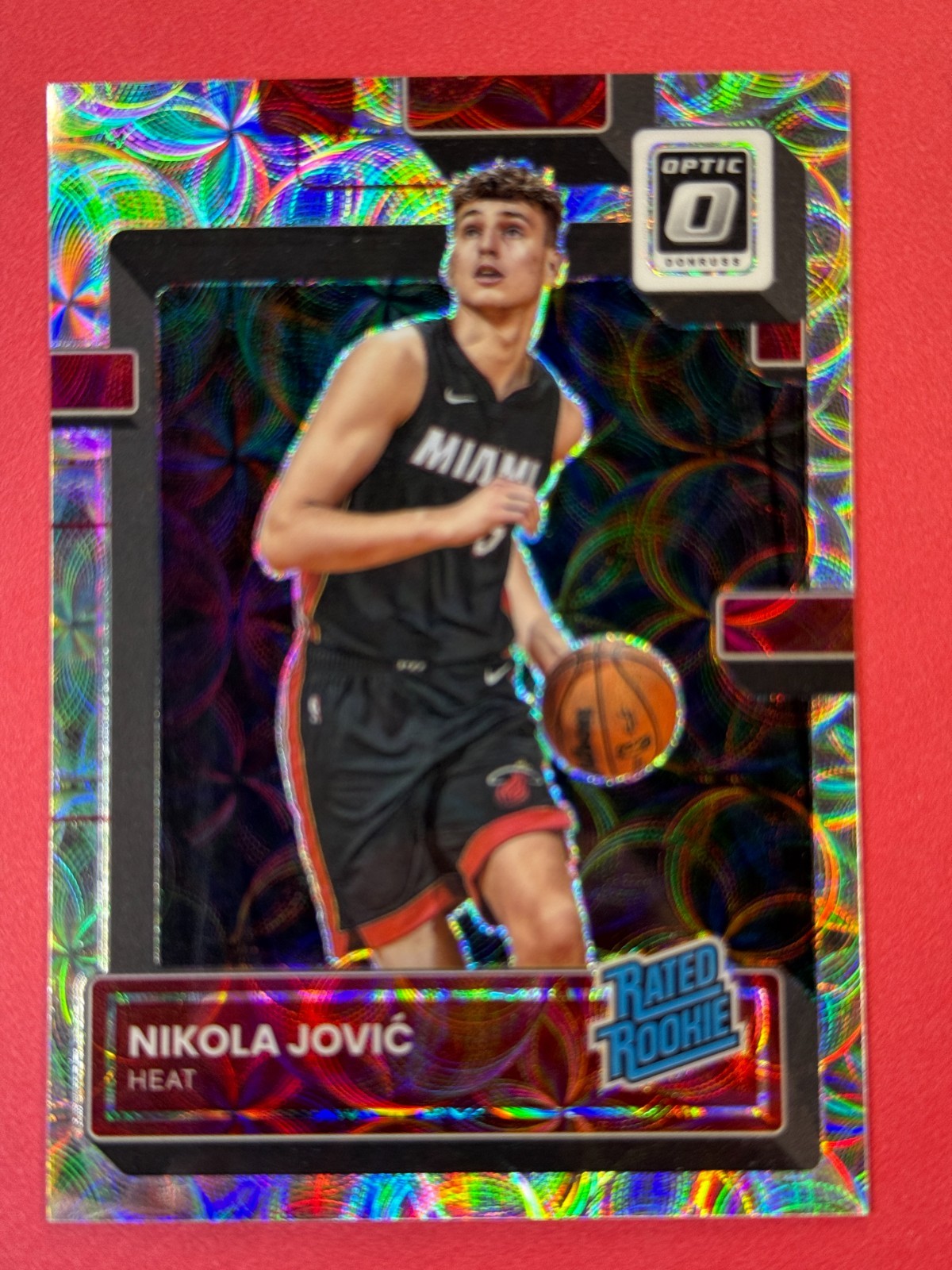 NIKOLA JOVIC 2022-23 Donruss Optic 122/249 BOX SET Scope rookie Miami Heat #224
