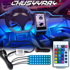 4x Music 36 Led Rgb Strips Atmosphere Car Interior Decorate Light Waterproof Usb 4x Music 36 Led Rgb Strips Atmosphere Car Interior Decorate Light Waterproof Usb
